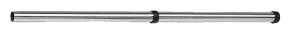 Verlengbuis, 2-delig, kunststof, Ø 50 mm, 500 mm